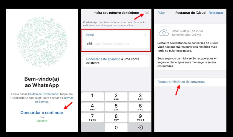 Recuperar conversaciones a través de iCloud