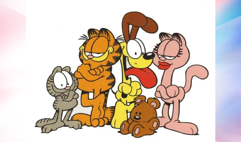 The Garfield and friends cartoon