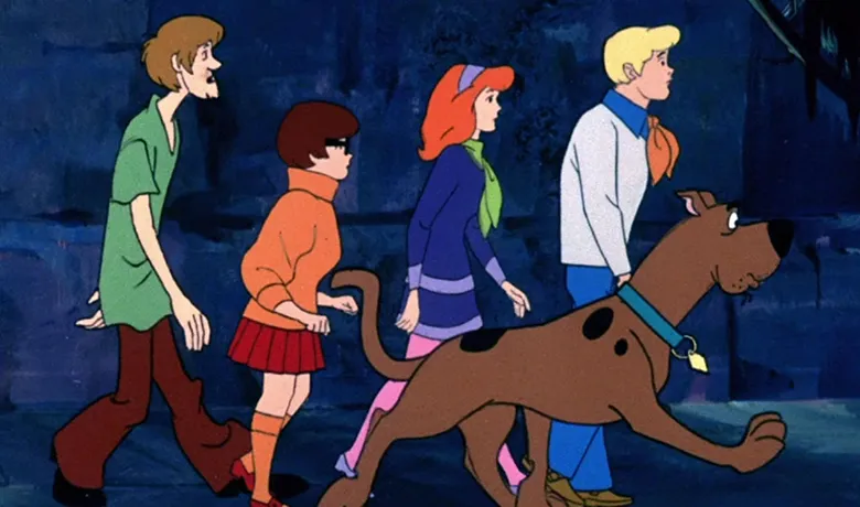 The cartoon Scooby-Doo, where are you?