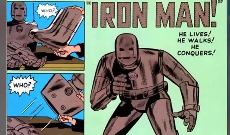 Primeira aparição de Homem de Ferro nos quadrinhos
