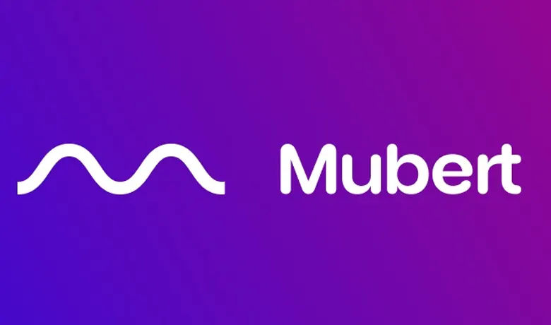 Logotipo de la plataforma musical Mubert