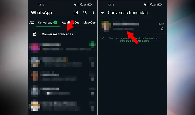 Pronto! Suas conversas estarão protegidas!