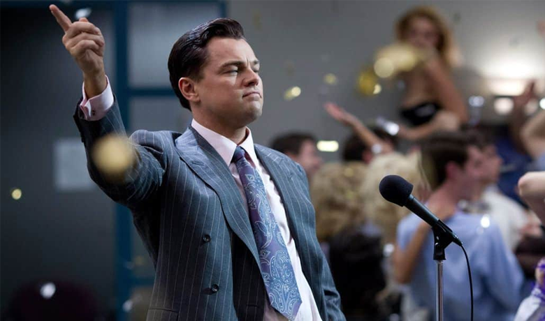 Scène du film Le Loup de Wall Street