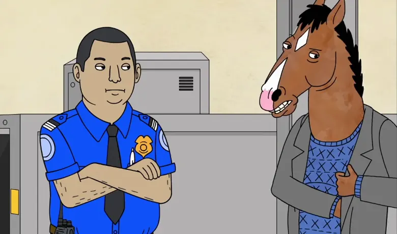 Actor narrating in Bojack Horseman