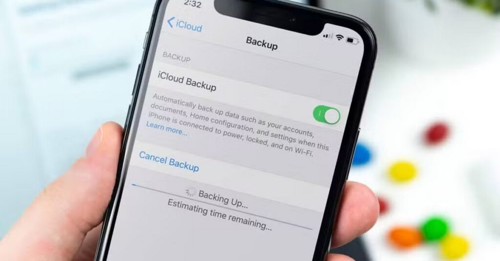 Imagen que muestra cómo hacer una copia de seguridad de los archivos del iPhone 