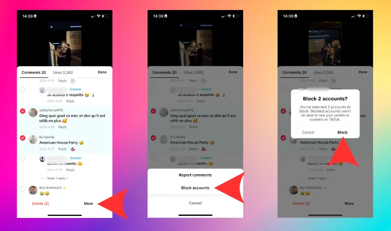 Bloquear un perfil de TikTok en su teléfono iOS