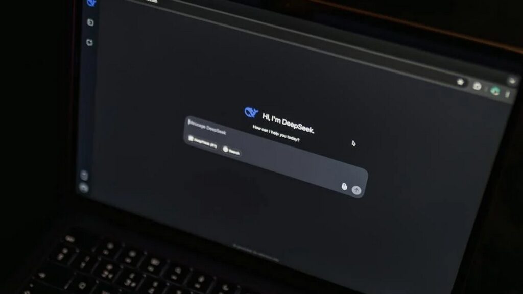Interface do DeepSeek