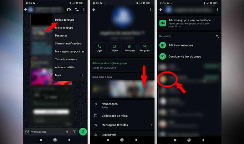 Passo a passo de como conversar no whatsapp sem salvar contato através de grupos